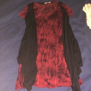 Burgundy tunic